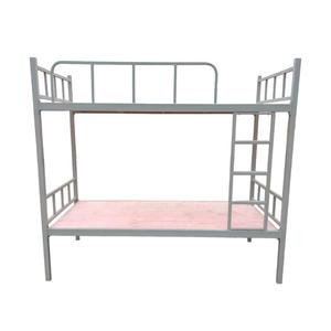 Cama litera doble de alta resistencia con estructura de hierro engrosada, multicapa, fácil de instalar para dormitorios escolares y construcción. - Product Image 6