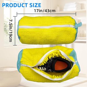 Large Capacity Reusable Shoe Cleaning Bags Deep Clean Sneakers Tennis Shoes Slippers <b>Storage</b> Dust Bags Shoe Washing Machine Bag - Product Image 6