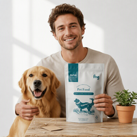 YOUYI Sachet refermable à fermeture éclair pour friandises pour chiens, avec fenêtre transparente, logo personnalisé, qualité alimentaire supérieure pour l'emballage, usine OEM