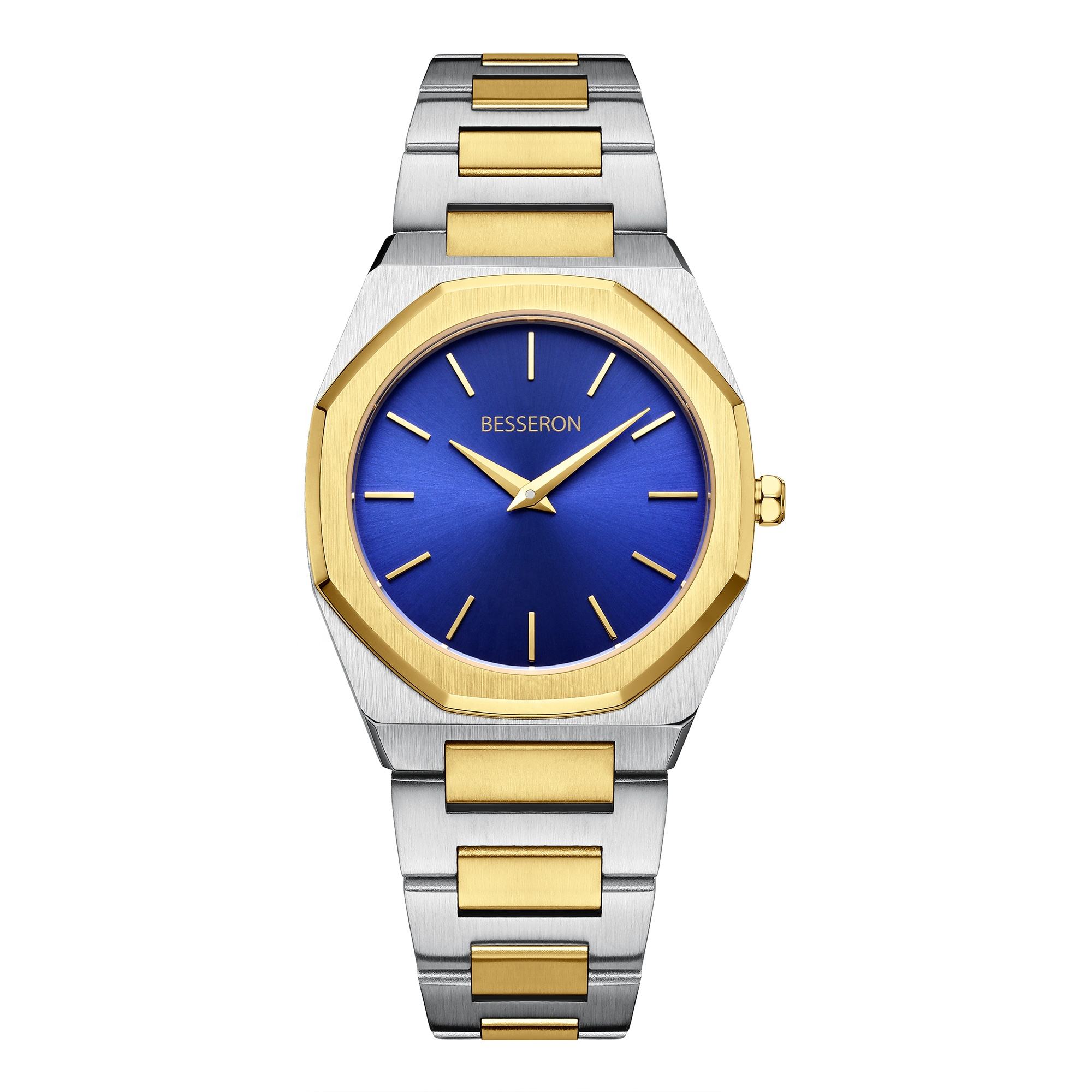 blue square case women watch
