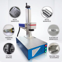 Máquina de Marcado Láser de Fibra Industrial de 50W 100W con Fuente Raycus, Engraver de Escritorio con Autoenfoque para Metal, Acero Inoxidable, Logotipos, CNC, CE