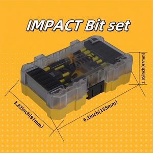 Kezhide 65 Piece <b>Screwdriver</b> <b>Bit</b> <b>Set</b> 4 Mm Shank Magnetic Yellow Impact Ready Drill <b>Bits</b> - Product Image 3
