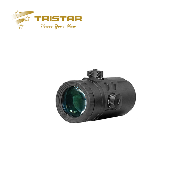 Tristar Red Dot Flip-to-Side Magnifier EagleTalon 3X26 Scope With Red Illuminated Etched Reticle for Hunting and Precision