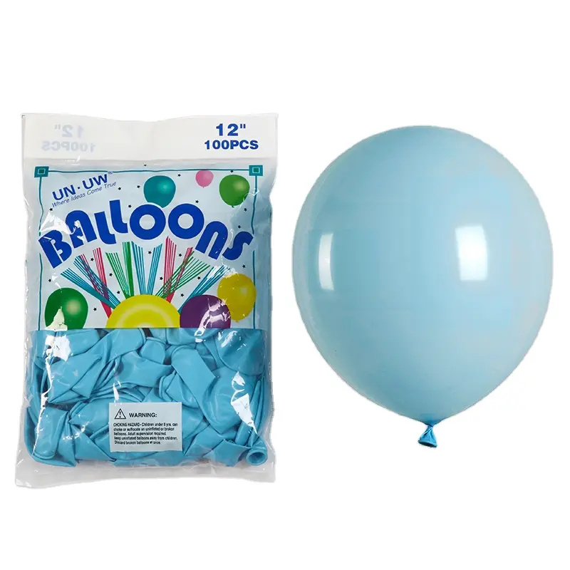 Hot Selling 12Inch 2.8G Macaron Blauwe Ballon 30Cm Pastel Ballons Decoratie Verjaardagsfeestje Afstudeerceremonie