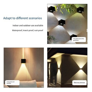 Lámpara de Pared <span class=keywords><strong>LED</strong></span> para Exteriores, Impermeable, Moderna y Creativa, para Jardín, Villa, Balcón, Valla, <span class=keywords><strong>Fachada</strong></span> - Product Image 3