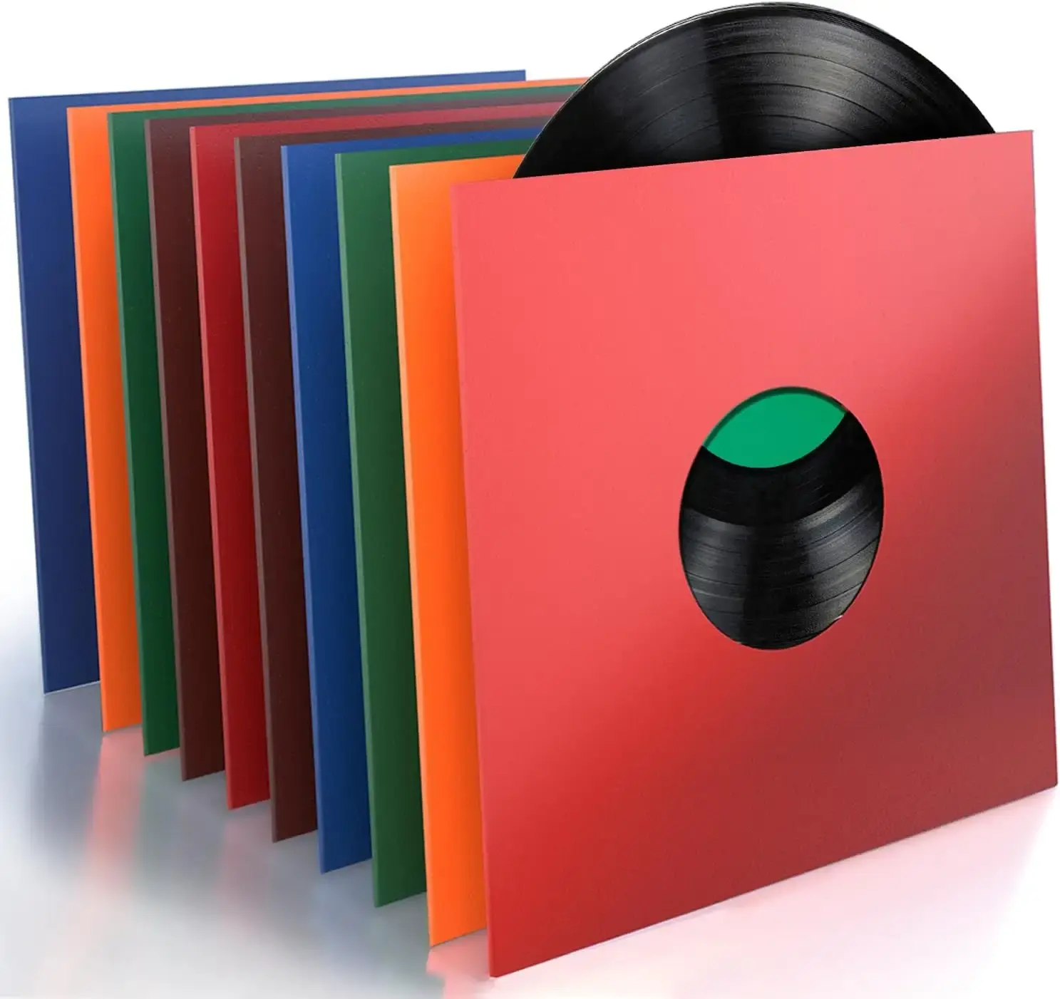 Pochettes pour disque vinyle 350gsm Veste en carton lourd avec trou LP Vinyl Album Covers Jackets