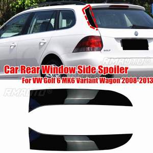 สปอยเลอร์ข้างกระจกหลังรถยนต์ สำหรับ VW Golf 6 MK6 Variant Wagon ปี 2008 2009 2010 2011 2012 2013 พร้อมสติ๊กเกอร์ติดรถยนต์ - Product Image 1