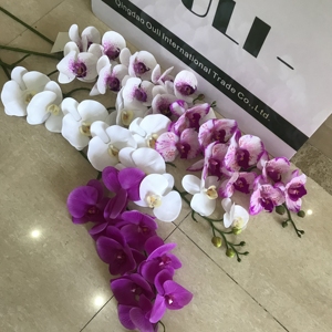 I-1013 장면 장식을 위해 인위적으로 제조 된 고품질 화이트 프리미엄 라텍스 난초 - Product Image 6