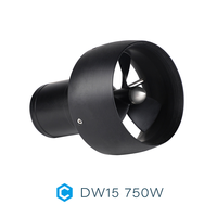 Propulseur submersible DW15 en alliage d'aluminium, étanche IP45 pour drone sous-marin