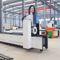 Macchina da Taglio Laser a Fibra CNC ad Alta Velocità con Raffreddamento ad Acqua 3000W per Tubi in Acciaio Inox e Alluminio