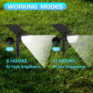 Lámpara Solar de Jardín Impermeable IP65 de ABS para Exteriores, con Montaje en Pared y Fijación en Suelo, Foco Solar Dividido para Jardín y Césped - Product Image 5