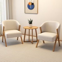 Chaise de loisirs scandinave nordique moderne JIUFANG, en bois massif avec pieds en métal, dossier en cuir inclinable, pour la maison, les restaurants et les hôtels