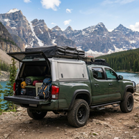 Panneau de toit relevable pour Volkswagen Amarok, auvent 4 portes en alliage d'aluminium, accessoire de camion pour le camping en tout-terrain