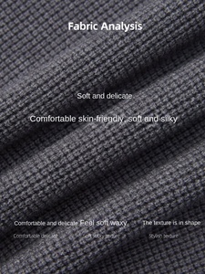 Cảm giác tiên tiến cũ QIAN Feng nam giản dị áo thun dài tay áo len thiết kế trùm đầu đơn giản với áo sơ mi rắn vừa vặn - Product Image 2