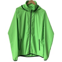 Cortavientos de secado rápido ligero de diseño personalizado para hombre, ropa deportiva, chaqueta a prueba de viento con cuello levantado