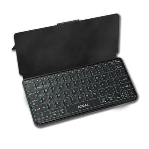 Clavier pliable JOMAA Mini BT rétroéclairé, clavier sans fil portable ultra-fin, clavier pliable de voyage pour téléphone, tablette Android, en stock - Product Image 1