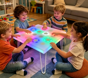 Kids Montessori Educational Interactive LED Game Table Foldable Musical <strong>Sensory</strong> <strong>Toy</strong> 16 RGB <strong>Lights</strong> Touch Control for Children - Product Image 4