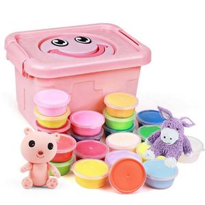 TOYSRUNNER 12-Color Air Dry <b>Polymer</b> Clay Kit-Soft Safe Creative Fun Educational Playful Kids' Magic Modeling Playdough Slime - Product Image 2