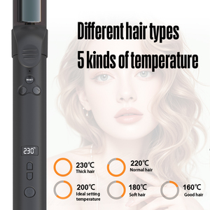 Fer à boucler électrique automatique professionnel 2026 avec écran LCD de température pour usage hôtelier - Product Image 4