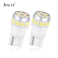 Luz LED Universal JIACHI T10 W5W 5W5 168 194 para Matrícula de Coche, Chip 3014, 12V-24V, Nueva, Certificación DOT