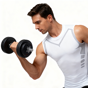 Camiseta Deportiva de Alta Calidad para Hombre, Ajustada, para Deporte Diario, Ejercicio, Trotar, Correr, Entrenamiento, Camiseta sin Mangas para Hombre - Product Image 2