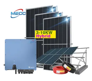 Komplettes Hybrid-Solars ystem Set 3KW 5000Watt 10kW für PV HOME-Energie speicher mit 3-Phasen-Wechselrichter