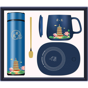 Taza Térmica de Acero Inoxidable a Prueba de Fugas, con Cuaderno A5 y Memoria USB, Ideal <span class=keywords><strong>para</strong></span> Pedidas de Mano, Superventas - Product Image 1