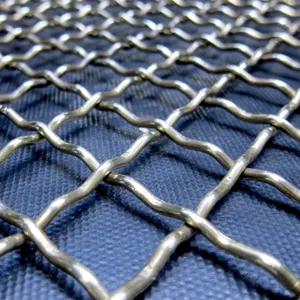 Schermo impermeabile 3x3 6 pollici 300 Micron tessuto 316l 304 acciaio inossidabile doppio schermo a rete metallica crimpata