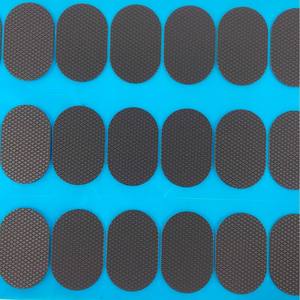 Großhandel schwarz retikulierte rutsch feste Silikon Tisch Stuhl Fuß matte stoß feste Matte Dichtung - Product Image 5