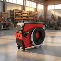 Nettoyeur de surface laser pulsé industriel à refroidissement par air, à film d'oxyde d'acier inoxydable de précision, sans dommages, MOPA 300W 500W, directement de l'usine