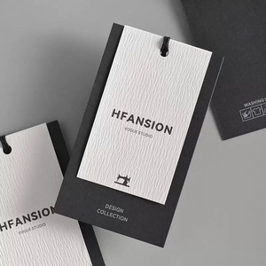 Étiquette personnalisée avec nom de marque pour serviettes, couvertures, textiles de maison, avec cordon – Prix usine, approvisionnement en gros, fournisseur fiable - Product Image 2