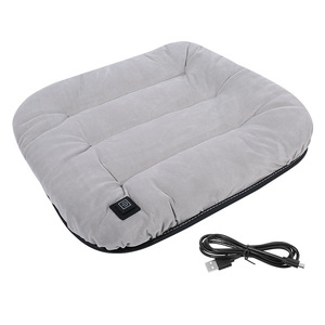 Coussin de siège chauffant universel USB en peluche pour l'hiver, utilisation en voiture ou au bureau, coussin doux - Product Image 4