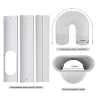 Nuevo Diseño de Alta Calidad, Deflector de Gas para Uso Doméstico de PVC y ABS, 55-160cm+, Interfaz de Boca Plana de 150mm+, Tubo de Escape de 2m, 3 Piezas
