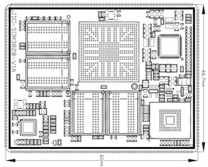 โมดูล Stamp Hole SOM รุ่น IDO-SOM3828 หน่วยความจำ 1GB DDR4 8GB EMMC Quad-core ระบบปฏิบัติการ Android Linux บอร์ดระบบบนโมดูล Rk3288 สำหรับบอร์ดพัฒนา - Product Image 4