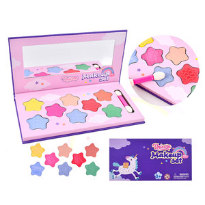 8-Color çocuklar makyaj seti yıkanabilir toksik olmayan göz farı paleti koleksiyonu taklit oyun ve okul öncesi ürün kızlar için - Product Image 1