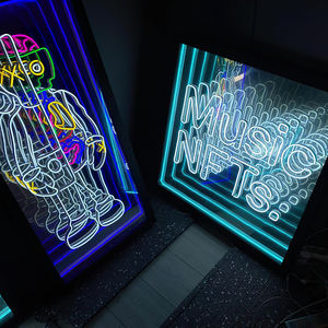 Personalizzabile 3D Infinity <span class=keywords><strong>Neon</strong></span> segno LED acrilico specchio abissale per la pubblicità esterna segno al <span class=keywords><strong>Neon</strong></span> personalizzato - Product Image 5