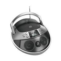 Usine directe LED affichage portable multimédia lecteur CD avec son stéréo rétro lecteur de cassettes portable