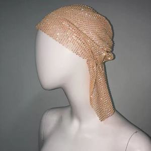 Accesorios para <span class=keywords><strong>Mujer</strong></span>, Sombrero <span class=keywords><strong>Pirata</strong></span> Elástico con Pedrería, Pañuelo Largo Personalizado, Pañuelo para la Cabeza para Actuaciones Musicales - Product Image 3
