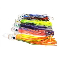 9 Inci Set Umpan Pancing Trolling Air Asin Dicurangi untuk Marlin Tuna Mahi Durado Wahoo Trolling Lure Permainan Umpan Pancing