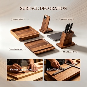 Artigianato in <span class=keywords><strong>Legno</strong></span> su Misura Dimensioni Forme Materiali Colori Logo Confezione Decorazione Superficiale Struttura Design Funzionale Personalizzabili - Product Image 4