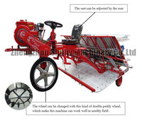 Haute qualité 6 rangées marchant derrière le transplanteur de riz/Paddy Planting Machine Riz Transplanteur