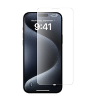 Lot de 10 protections d'écran en verre trempé 9D 0,33 mm pour iPhone 13 14 15 16 17 Pro Max Xs