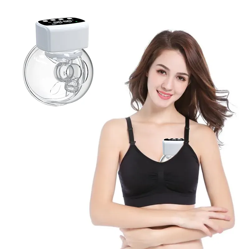 hot sell wholesale wearable breast pump portable hands free breast pump low noise 12 levels Customization