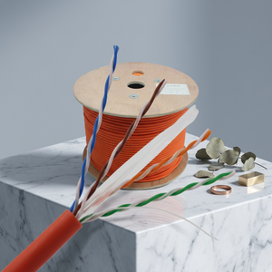 <span class=keywords><strong>Cable</strong></span> de Red <span class=keywords><strong>Ethernet</strong></span> Cat6 para Interiores, 305m 1000ft, UTP, Cobre Sólido, 24awg 26awg, 2pr 4pr, 0.57mm 0.56mm - Product Image 6