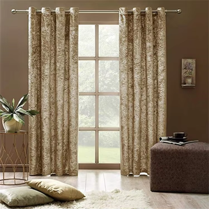 UK Hot Selling Wholesale Luxury <strong>Crushed</strong> <strong>Velvet</strong> <strong>Curtain</strong> Blackout <strong>Curtains</strong> for the Living Room - Product Image 6