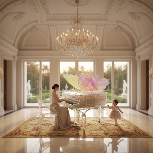 Fornitore all'Ingrosso di Pianoforti in Cristallo per Decorazione di Concessionarie <span class=keywords><strong>Auto</strong></span> di Lusso in Stile Francese - Product Image 2