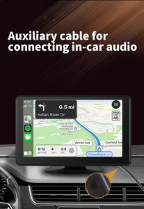 7 inch xách tay màn hình xe Carplay Android tự động liên kết không dây Dash Camera <span class=keywords><strong>DVR</strong></span> <span class=keywords><strong>USB</strong></span> kết nối bảng điều khiển 2GB RAM 1 năm <span class=keywords><strong>Linux</strong></span> - Product Image 6