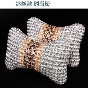 พนักพิงศีรษะรถยนต์หนังระบายอากาศสีดำ 2 ชิ้นสำหรับรองรับเบาะรถยนต์ - Product Image 2