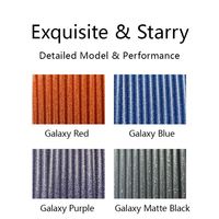 Lyjenny Bulk Filamento Impresora 3D PLA Galaxy Filament Starry Glittery Series Galaxy Blue Color 1,75mm Consumible rentable