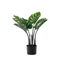 Plante artificielle en pot en plastique, Arbre du Voyageur, écologique, pour aménagement extérieur, décoration de bureau et de jardin, fleurs artificielles, plantes artificielles
